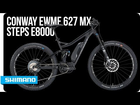 Check out the stealthy Conway eWME 627 MX with STEPS E8000 | SHIMANO