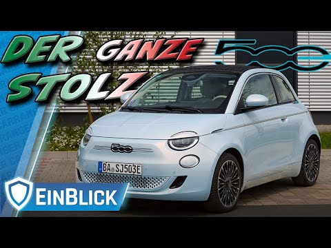 Fiat 500E - SYMPATHIETRÄGER! Klein & stilvoll, aber TEUER…