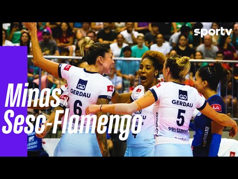 MINAS 3 X 1 SESC-RJ/FLAMENGO | MELHORES MOMENTOS | COPA DO BRASIL DE VÔLEI FEMININA | sportv
