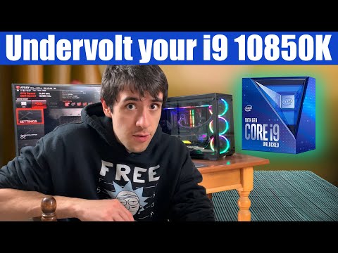 Undervolt your i9 10850K for more FPS! (Even on Locked Motherboards) - Tutorial