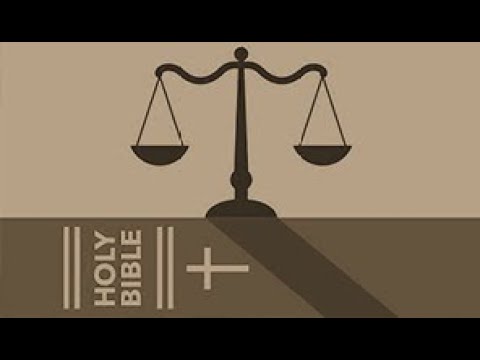 The Biblical Notion of Justice by Rev. Chip Davidson