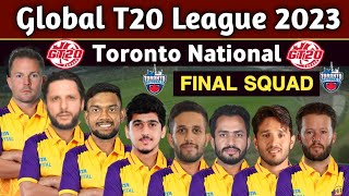 Global T20 League 2023 | Toronto National Final Squad