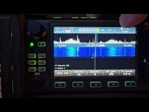 8am ham radio shack report on xiegu x6100 portable radio