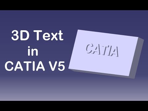 How to Add Text in CATIA
