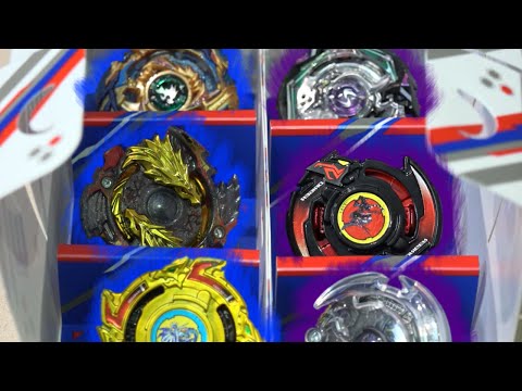 TRIPLE TEAM BATTLE! Team Dragon VS Team Darkness - Beyblade Burst!