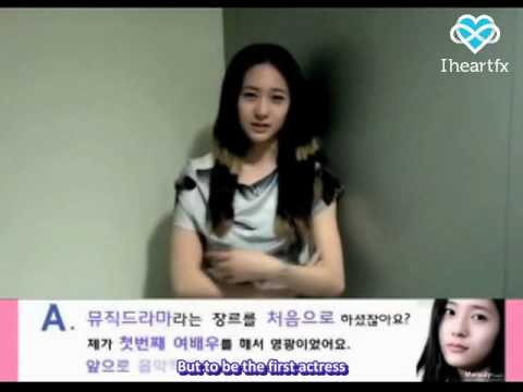 [Eng Sub] 100607 Dosirak Interview with f(x) Krystal - Melody Project