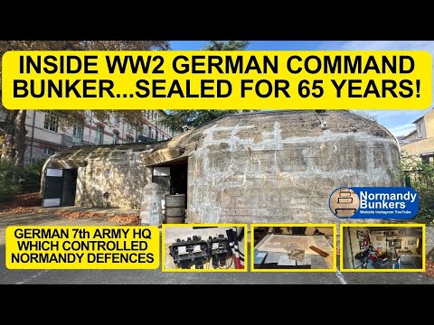INSIDE WW2 GERMAN COMMAND BUNKER SEALED FOR 65 YEARS!