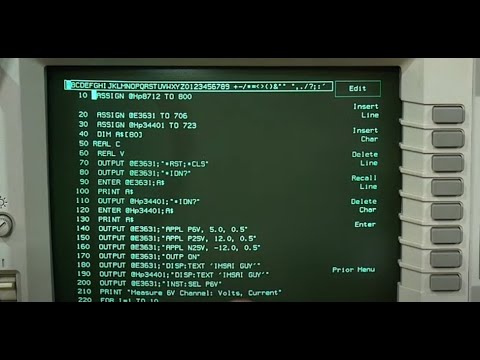 #999 HPIB Instrument control with iBASIC