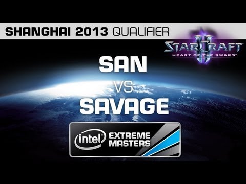 San vs. Savage - IEM Shanghai Qualifier Korea - StarCraft 2