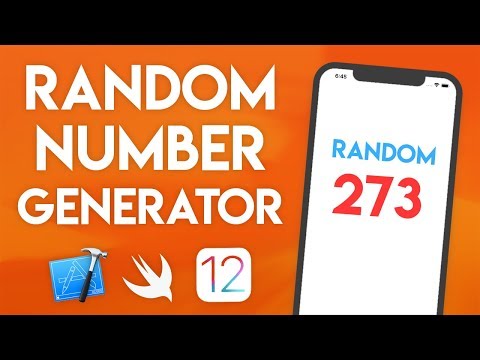 Swift 4.2 Xcode Tutorial - Random Number Generator - iOS 12 Geeky Lemon Development