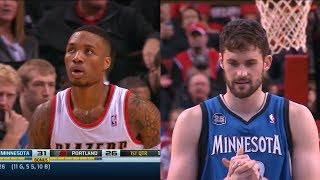Kevin Love - Minnesota Timberwolves - Portland Trail Blazers - Damian Lillard