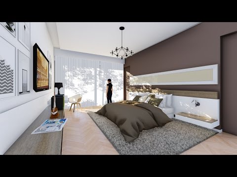 Lumion 6 Rendering Tutorials #8 - BEDROOM 3 (3D Warehouse)