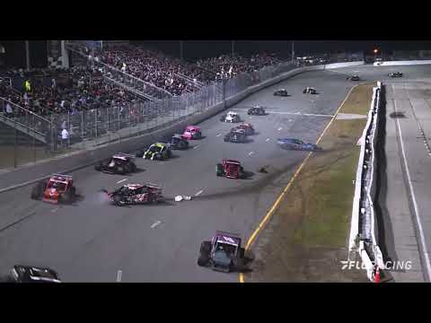 Andrew Krause and Ryan Preece HARD Crash - 2022 Whelen Modifieds at New Smyrna