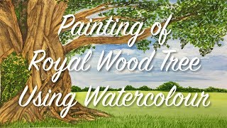 Painting of Peepal Tree | Watercolour Painting | BooBooPaintz