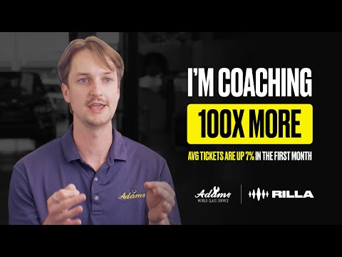 Adams Auto Service Coaches 100x More with Rilla