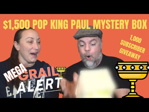 $1500 Pop King Paul Funko Mystery Box! Mega Grail Alert! Funko Soda Chase Alert! 1K Giveaway