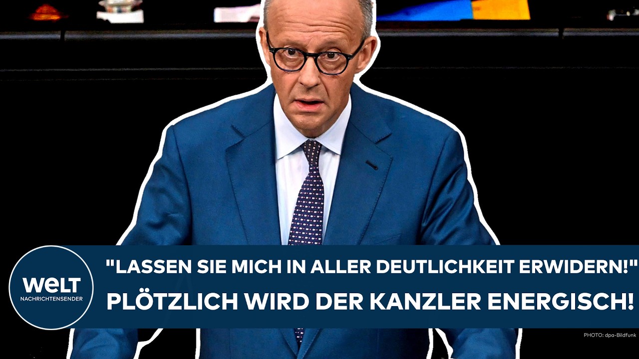 MERZ: "Lassen Sie mich in aller Deutlichkeit erwidern!" Plötzlich wird der Kanzler energisch!