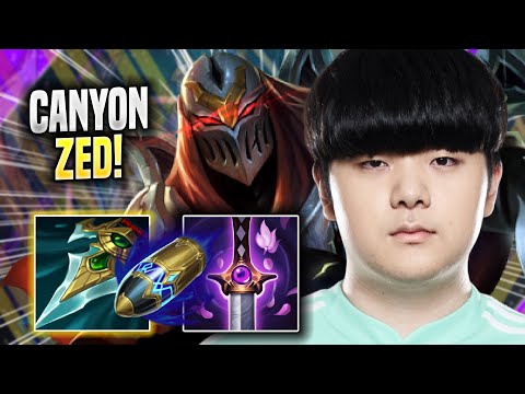 CANYON IS SO CLEAN WITH ZED! - DK Canyon Plays Zed JUNGLE vs Diana! | Season 2022