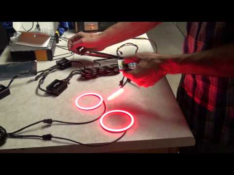 Morimoto Angel Eyes (Halos) RGB with remote control