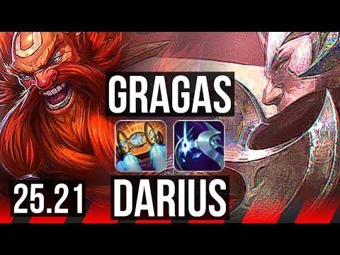 GRAGAS vs DARIUS (TOP) | 7/1/6 | EUW Diamond | 25.21