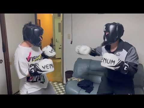 【極秘】試合前に行われたスパーリング映像ハイライト