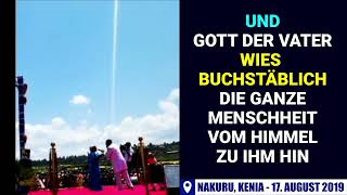 Das blinde rechte Auge von Ruth Cherotich wurde durch ein Gebet geheilt