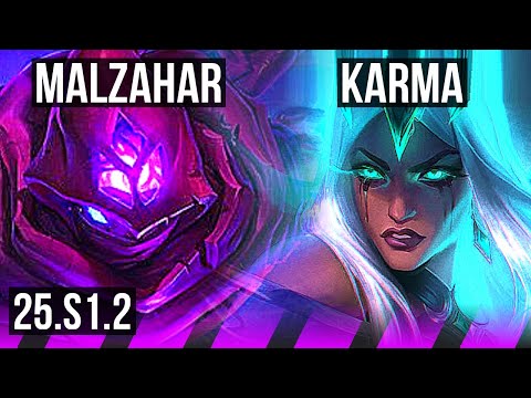 MALZAHAR & Kai'Sa vs KARMA & Kalista (SUP) | NA Master | 25.S1.2