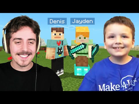 Denis Make-A-Wish with Jayden!