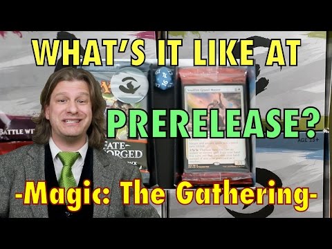 MTG - What's it like at PRERELEASE? Get ready for Dragon's of Tarkir for Magic: The Gathering Video