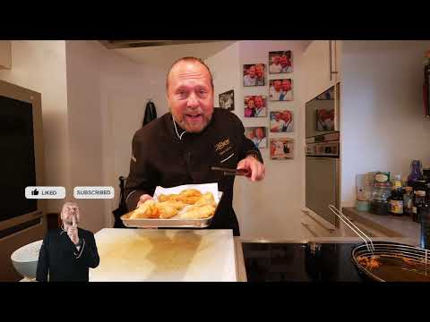 Wie macht man: einen knusprigen Backfisch -  Kirmes Style