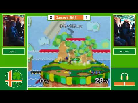 [Melee Singles ] Feco(Marth) vs Amanze(Falco/Samus) [Four Stock Clover XI]