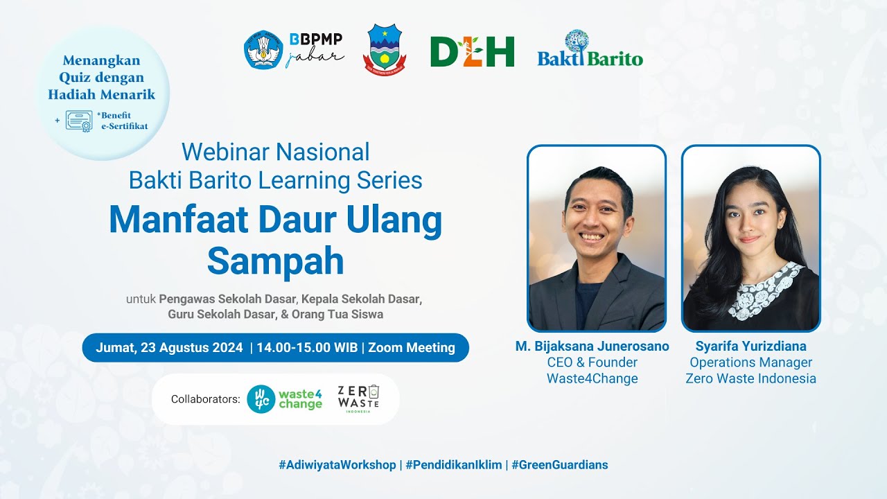 Webinar Series: Manfaat Daur Ulang Sampah