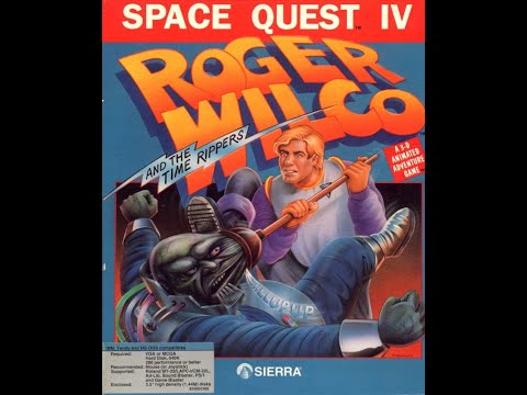 Space Quest 4: Roger Wilco and the Time Rippers (DOS) - Longplay + death showcase - No Commentary