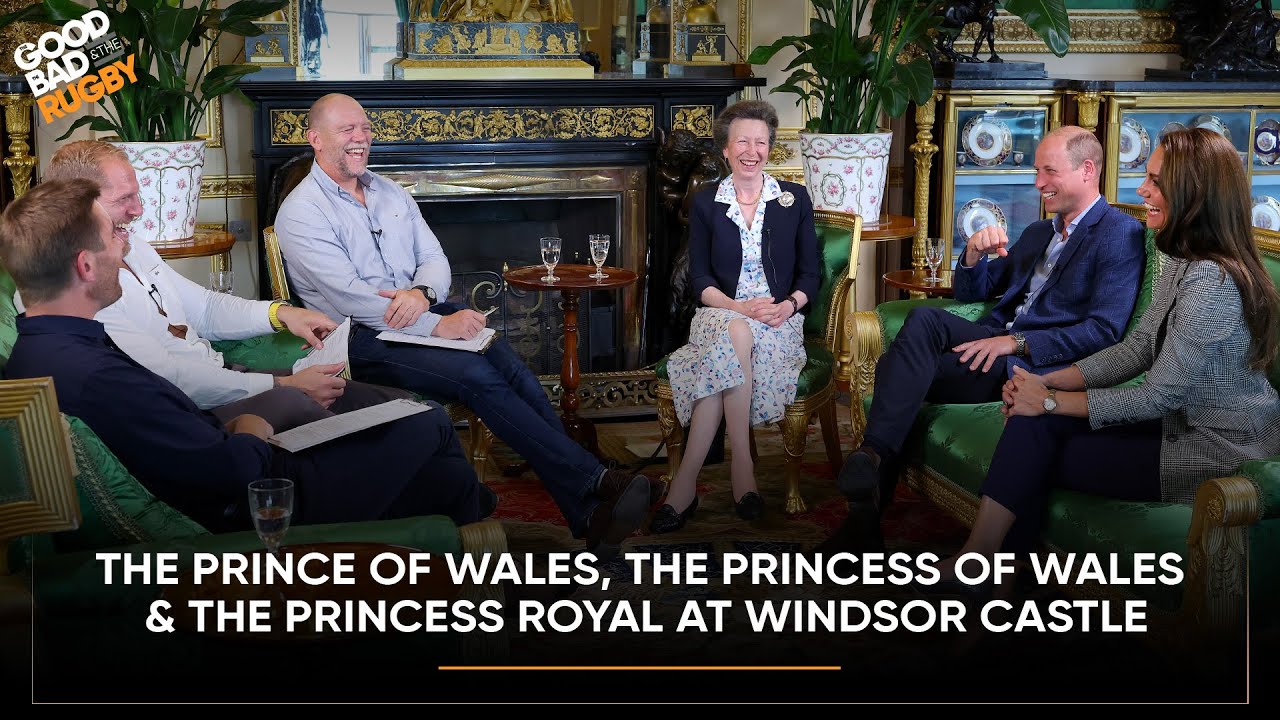 The Prince of Wales, The Princess of Wales & The Princess Royal at Windsor Castle thumnail