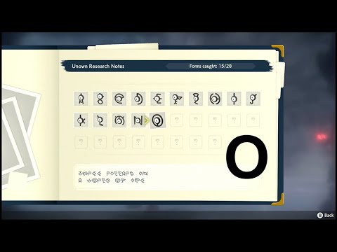 Pokémon Legends: Arceus - Unown O Location