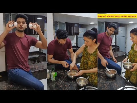 Bhagyashree With Son Abhimanyu Dasani Cutest Video Making Healthy Chocolate Muffins