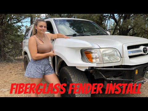 Wide Body Fiberglass Fender Install | Toyota Sequoia