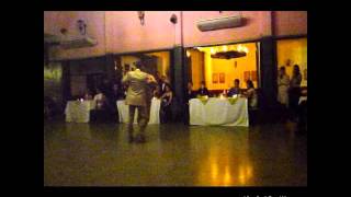 Claudio Gonzalez & Melina Brufman en milonga " FRUTO DULCE TANGOS "  28 / 09 / 2011