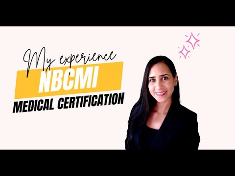 NBCMI Certification - My Experience