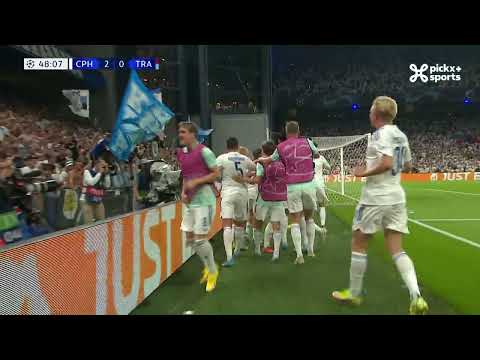 UCL Play-offs 16/08/2022 / Goal Lerager against Trabzonspor