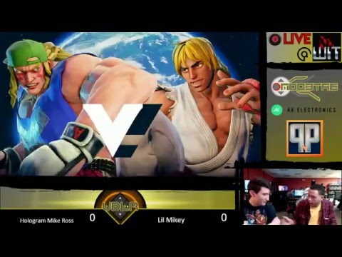 UDLR Tournament: SFV (Lil Mikey vs Hologram Mike Ross)