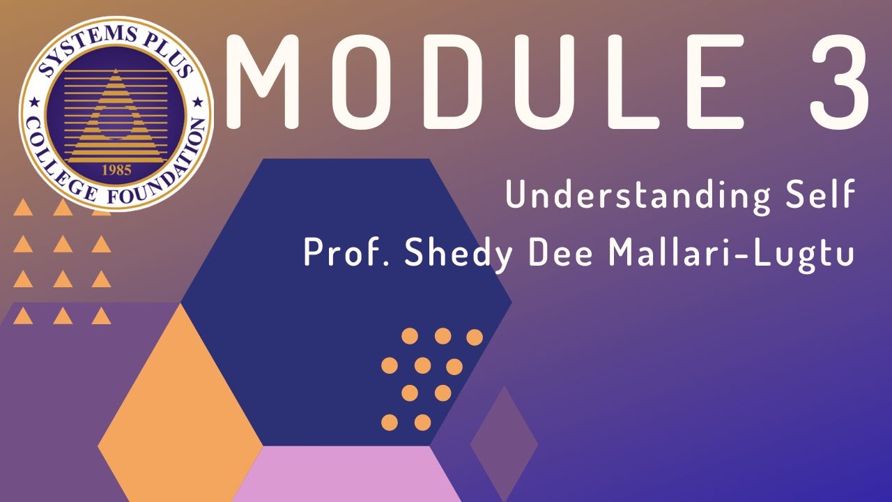 Understanding Self Module 3