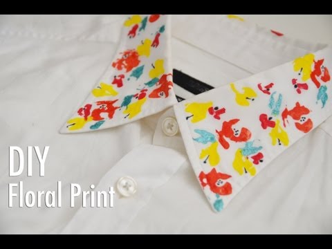 DIY Floral Print with Daily Candy and Mr. Kate