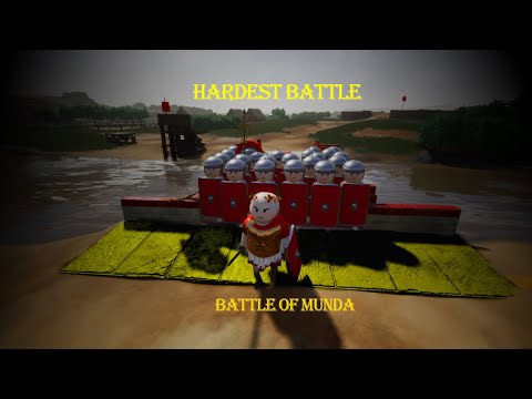 The Hardest Battle Yet! Shieldwall – Battle of Munda ⚔️