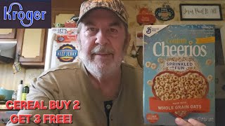 Kroger Haul! 🛒 Cereal Buy 2 Get 3 Free! 🤩 Great Buys! 😊 Save Money! 💰 