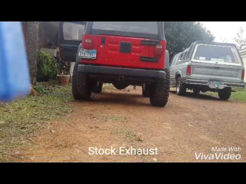 '05 Jeep TJ 4.0L, Stock Vs. Flowmaster Super 44 Muffler