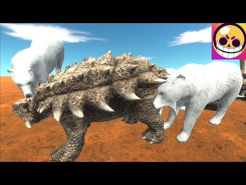[DINOSAURS CHALLENGE] HERBIVORE DINOSAURS VS MODERN MAMMALS ANIMAL REVOLT BATTLE SIMULATOR ARBS