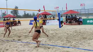 Download the video "Sanvinest vs Can Tho. Women's final. Beach volleyball. Tam Ky. Vietnam. 22.03.2025"