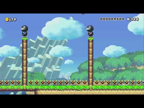 ワンワンを踏み続けるスピン全自動マリオ　Keep spin by たか - SUPER MARIO MAKER - NO COMMENTARY 1bi