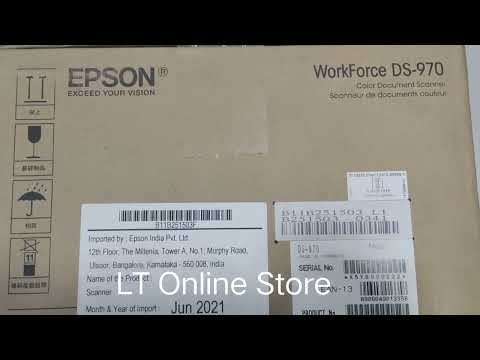 Epson Workforce DS-970 Sheetfed Scanner #epson #scanner